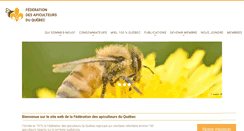 Desktop Screenshot of apiculteursduquebec.com
